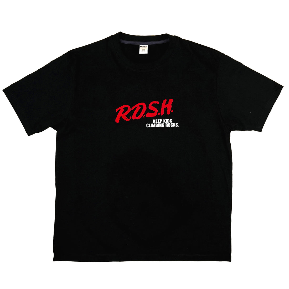 RDSH Keep Kids Climbing Rocks Tee: Black