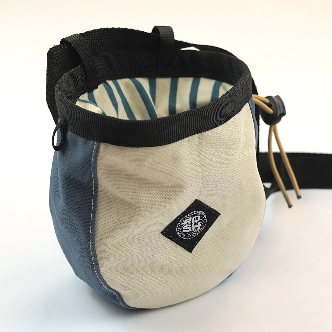 RDSH Reclaim Chalk Bag : Gypsum White and Denim Blue