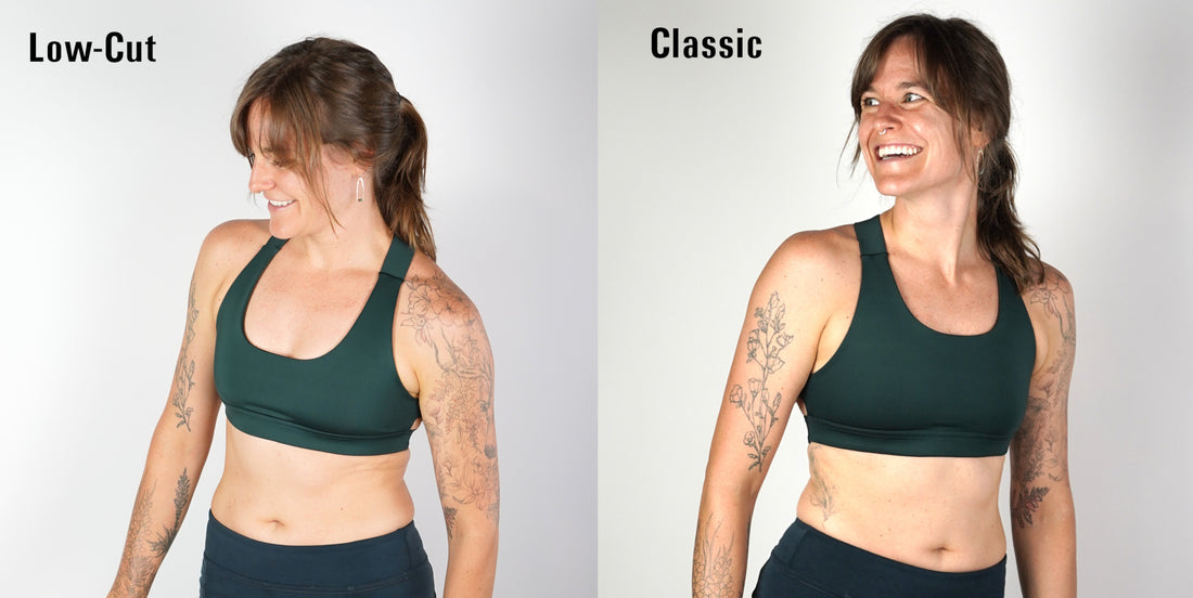 Crossback Sportsbra: Forest Green