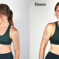 Crossback Sportsbra: Forest Green