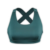 Crossback Sportsbra: Forest Green
