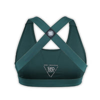 Crossback Sportsbra: Forest Green