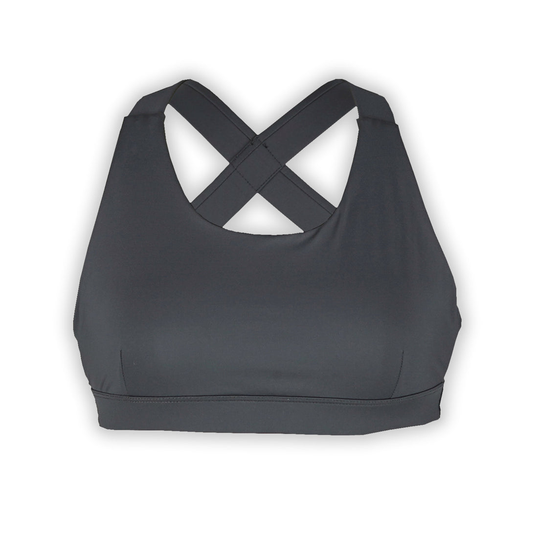 Crossback Sportsbra: Charcoal