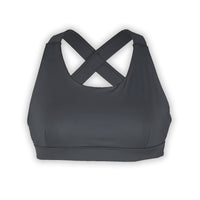 Crossback Sportsbra: Charcoal