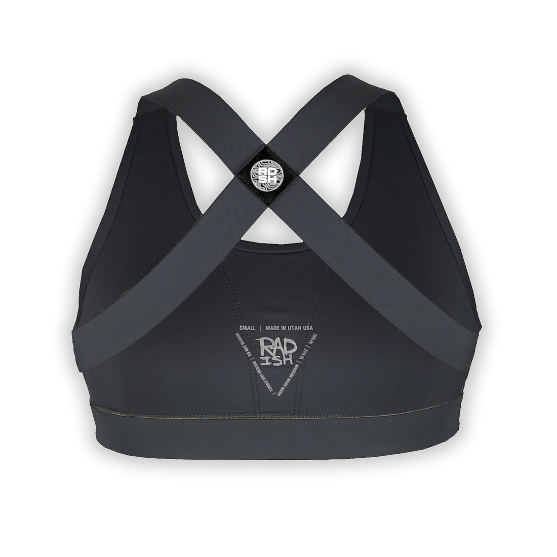 Crossback Sportsbra: Charcoal