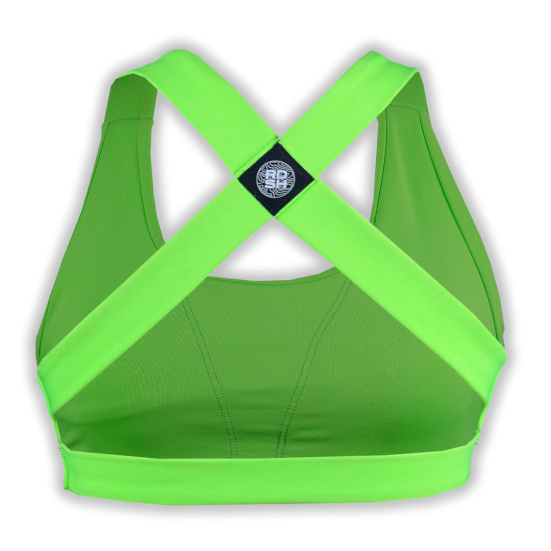 Crossback Sportsbra: Neon Lime