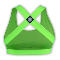 Crossback Sportsbra: Neon Lime