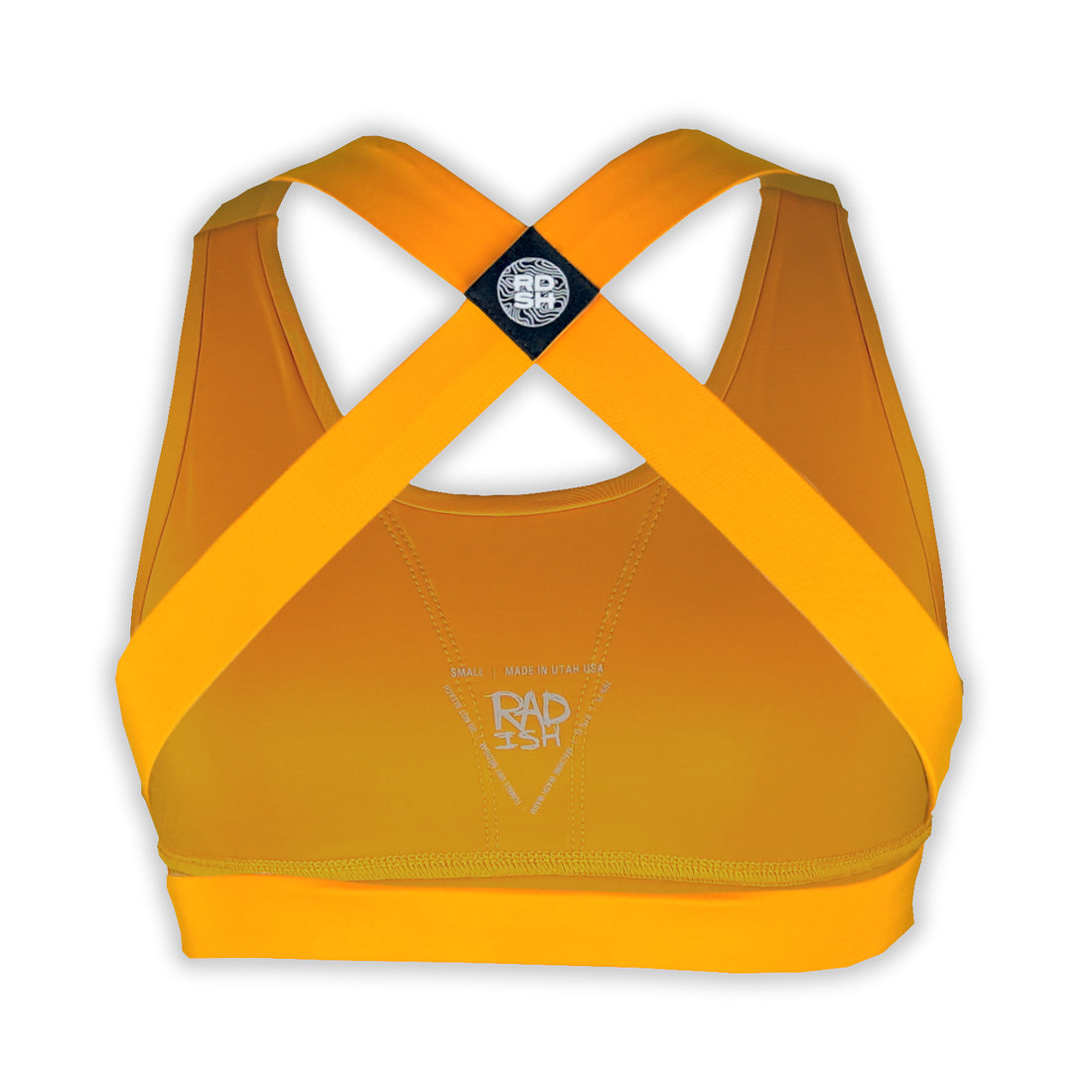 Crossback Sportsbra: Yellow