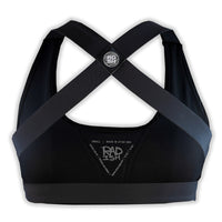 Low-Cut Crossback Sportsbra: Black