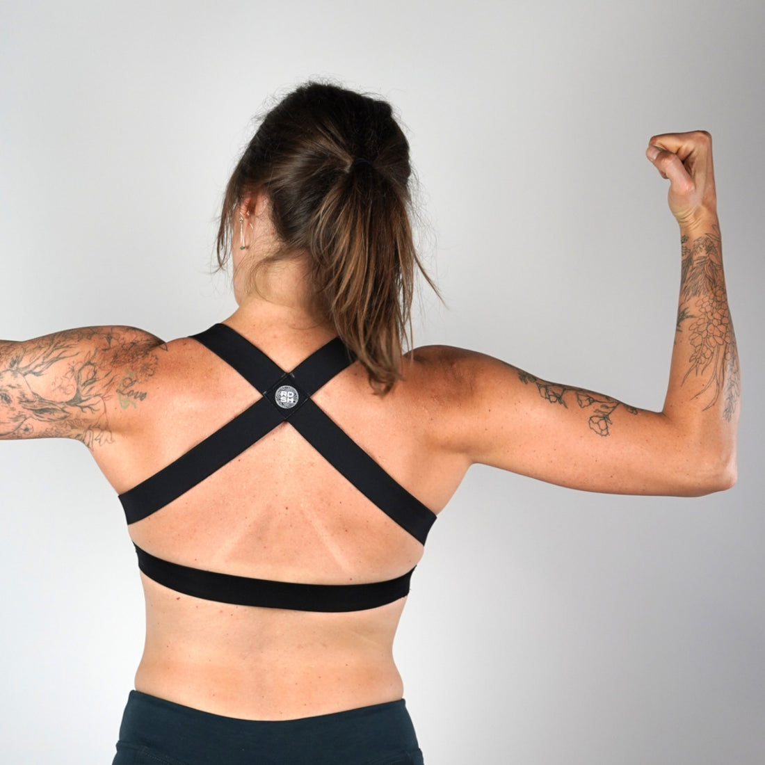 Crossback Sportsbra: Black