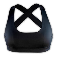 Low-Cut Crossback Sportsbra: Black