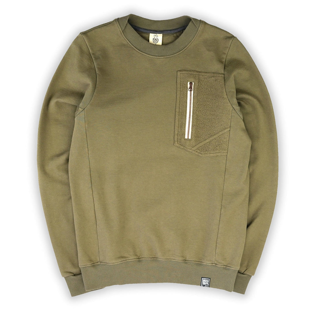 RDSH Women's Pocket Sweater: Olive