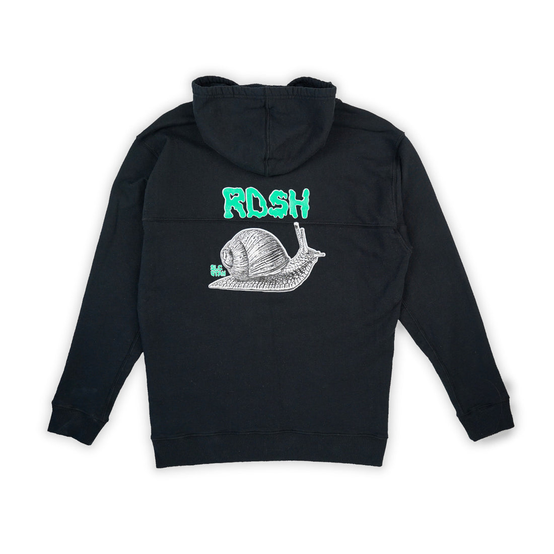 RDSH Punk Print Hoodie: Black