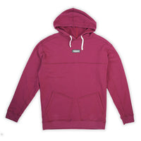 RDSH Punk Print Hoodie: Burgundy