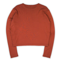 RDSH WOMEN'S LS Tee: Rust