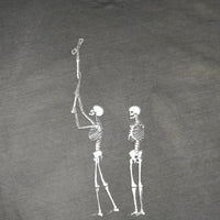 Bone Clip Print LS Crop: Stormy