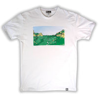 Wyoming Print Tee: White