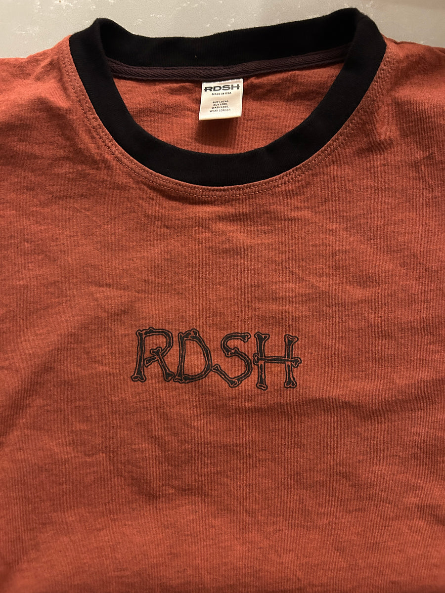 Bone Clip Print Tee: SandStorm