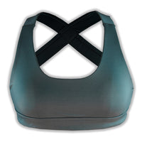 Low-Cut Crossback Sportsbra: Forest Green