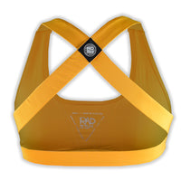 Low-Cut Crossback Sportsbra: Yellow